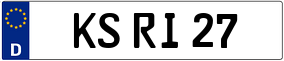 Truck License Plate